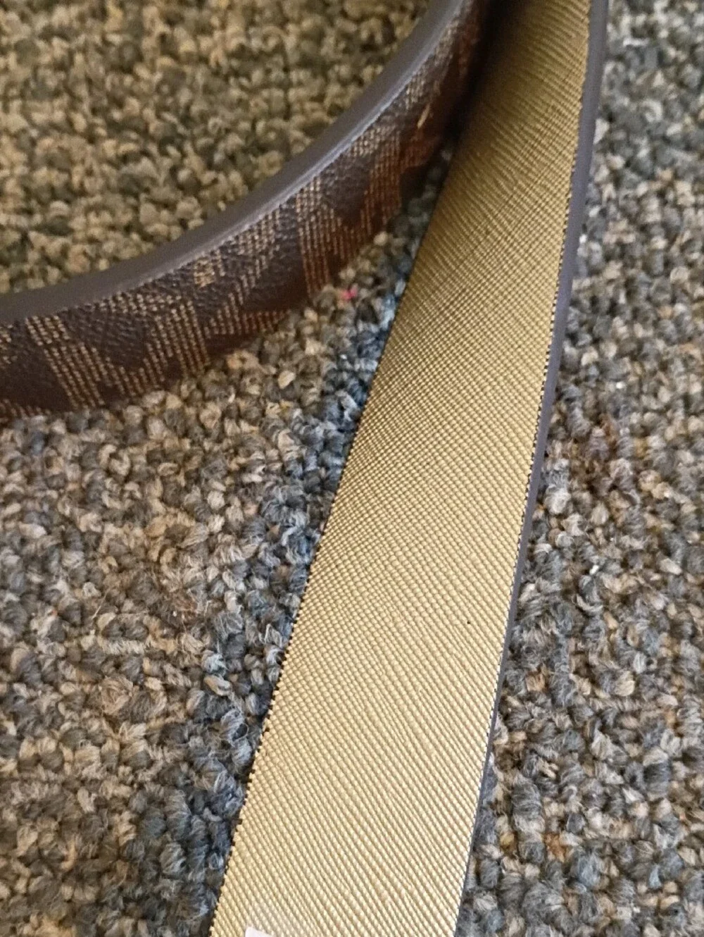 Michael Kors Brown And gold reversable  Belt with Gold Buckle Size L